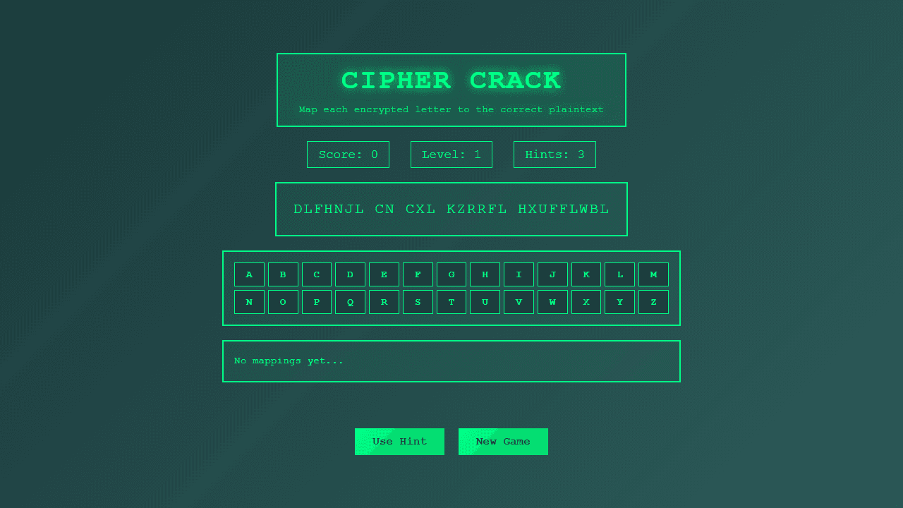 Cipher Crack game cover
