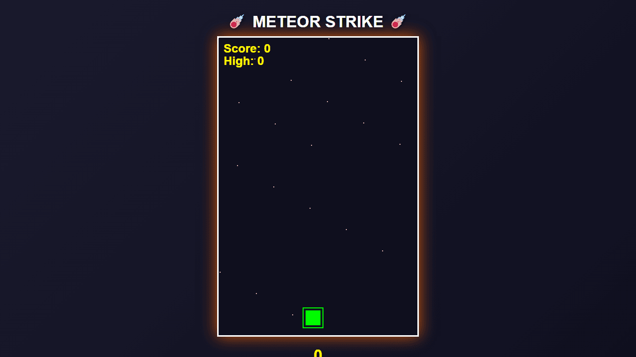 Meteor Strike game cover
