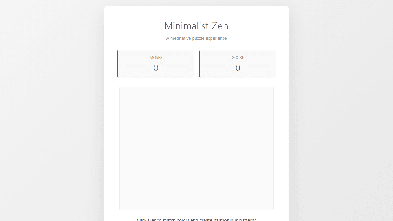 Minimalist Zen game cover