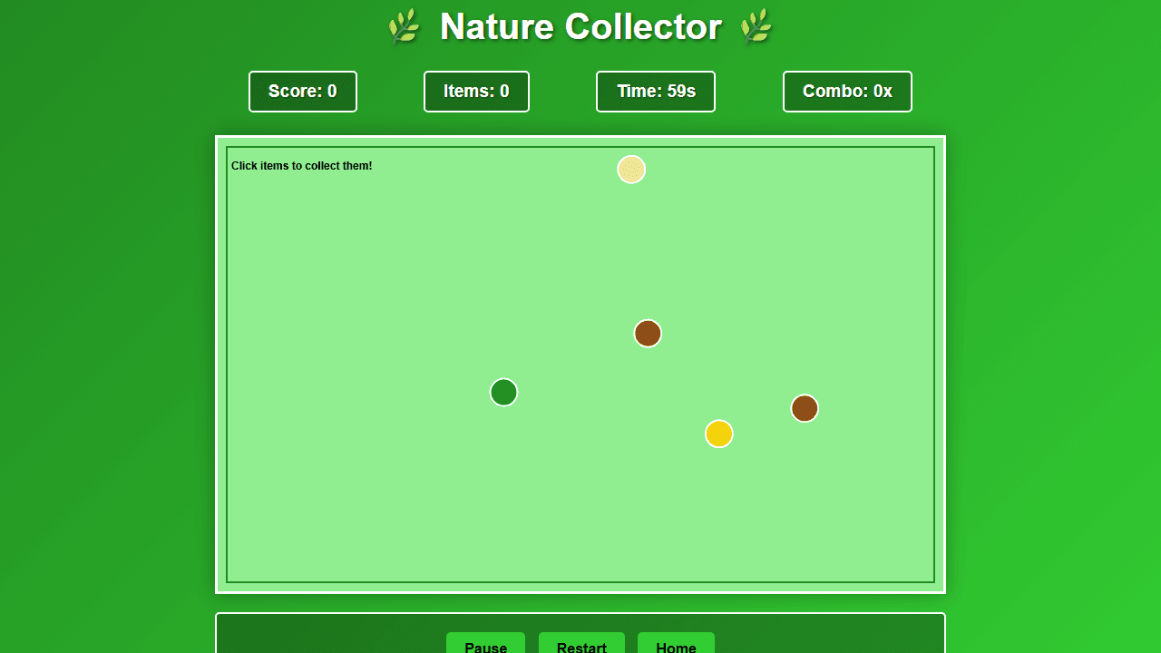 Nature Collector game cover