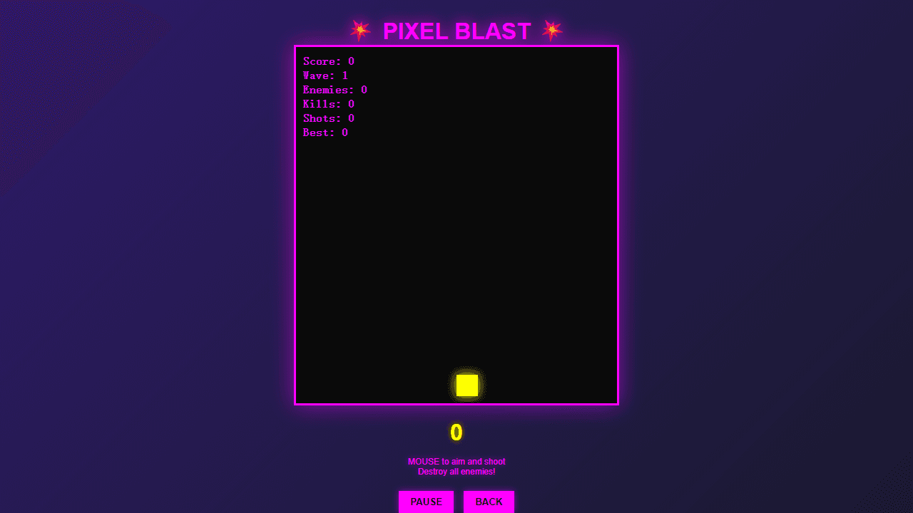 Pixel Blast game cover
