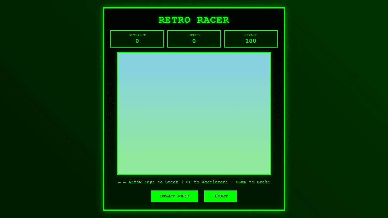 Retro Racer game cover