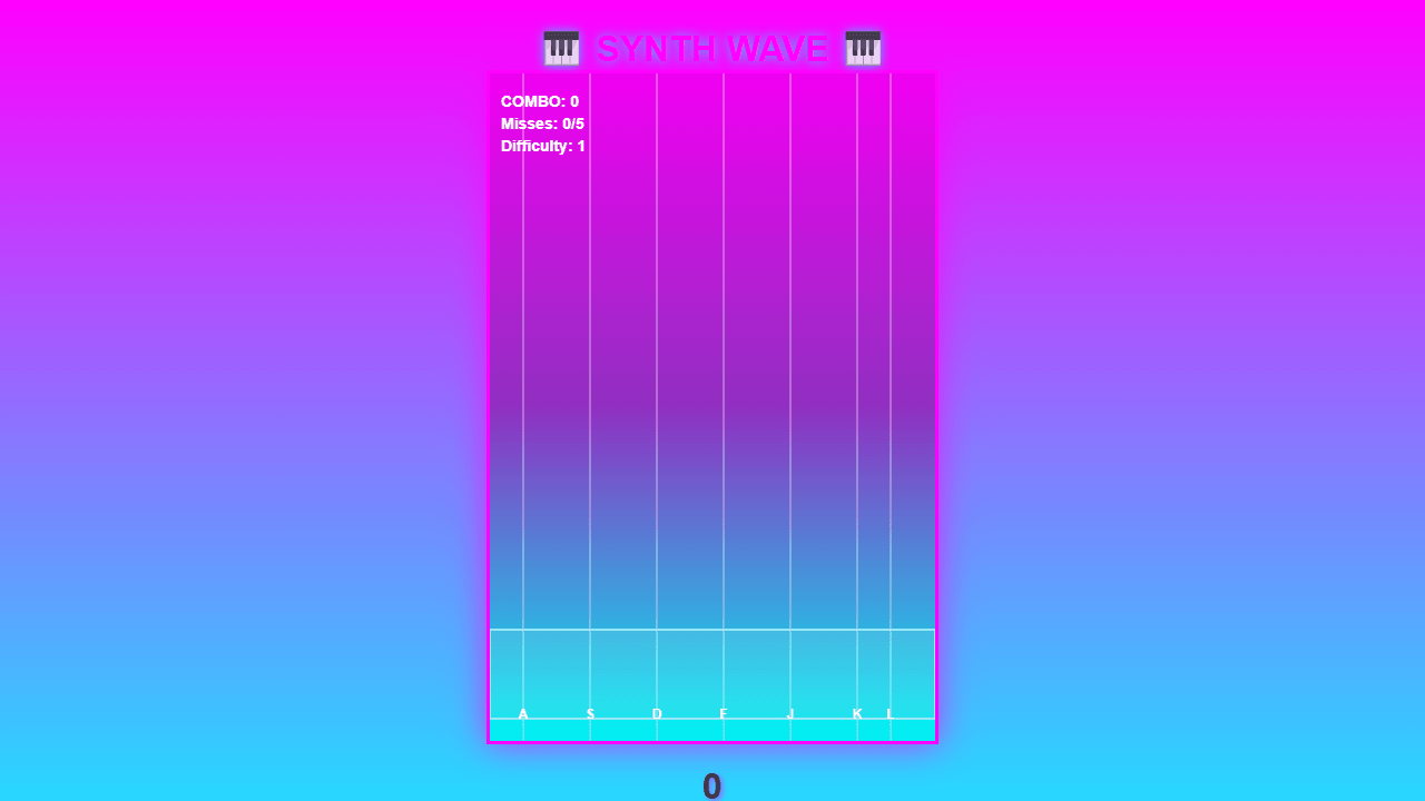 Synth Wave game cover